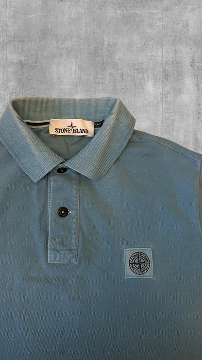 Stone Island Polo Shirt Türkis S