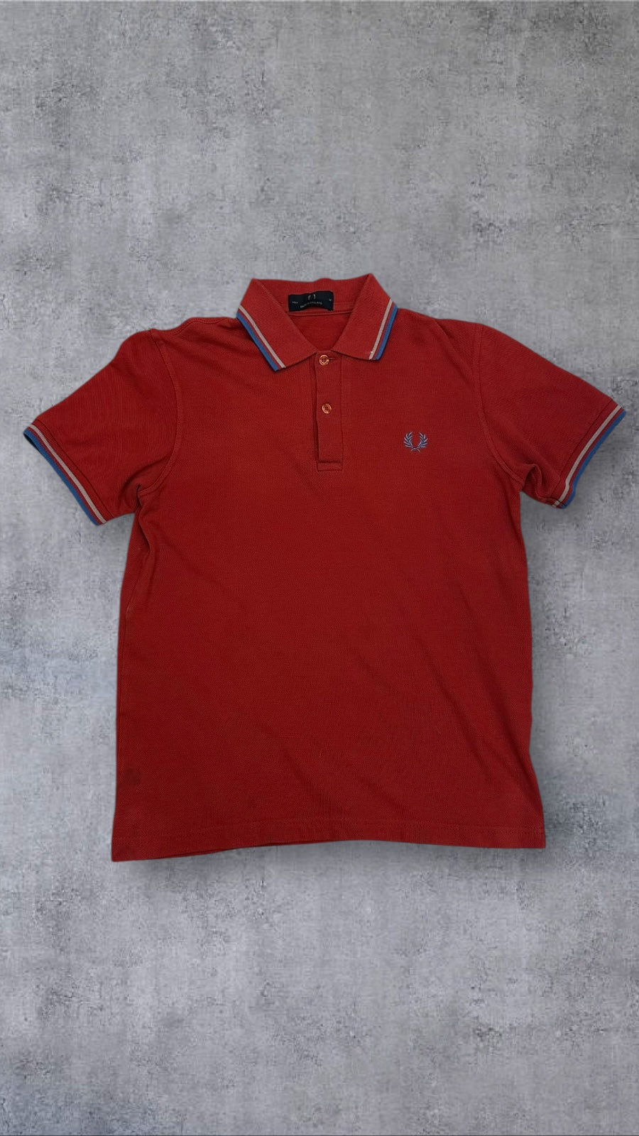 Fred Perry Polo Shirt Rot S