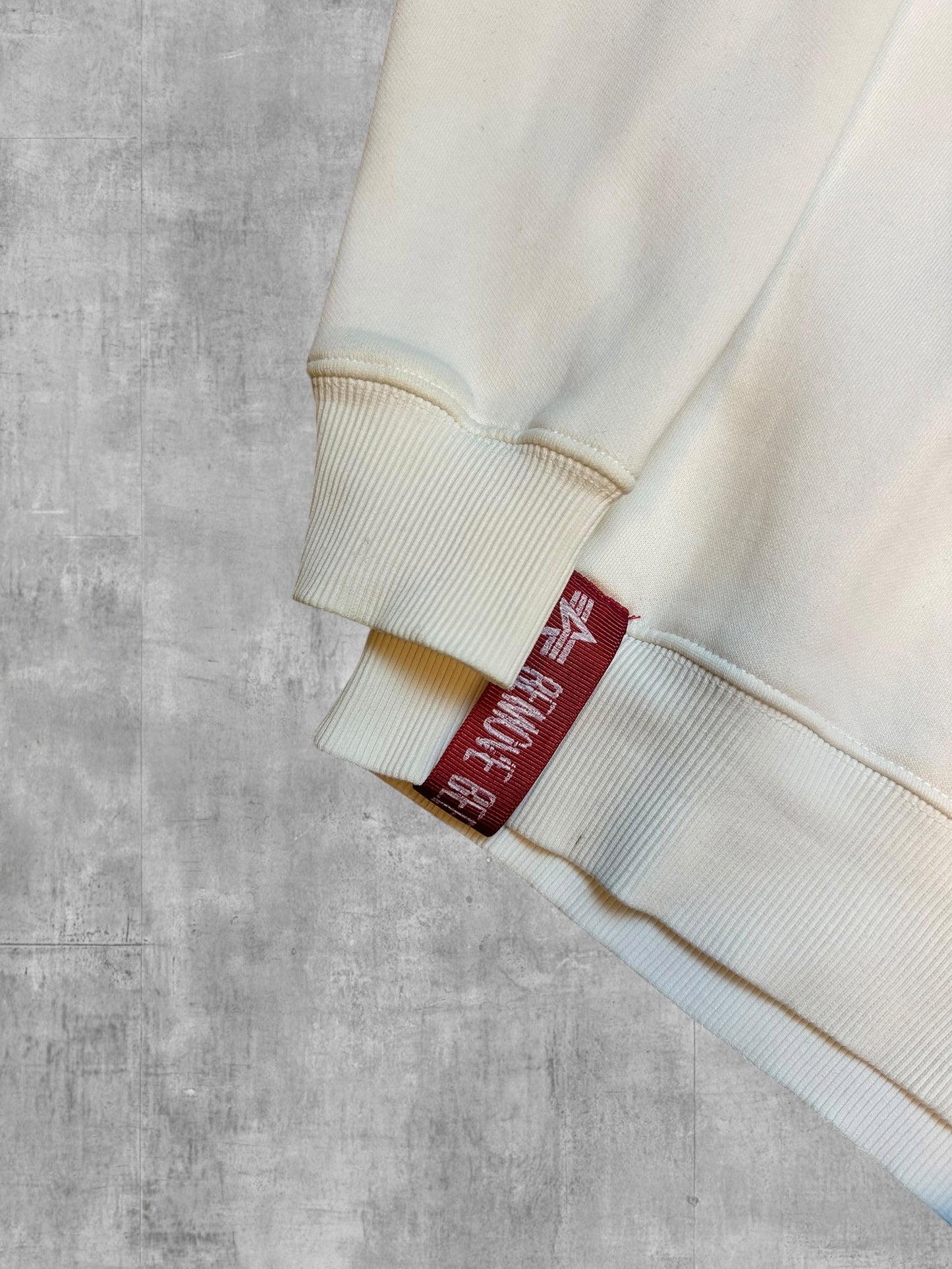 Alpha Industries Sweatshirt Weiß M