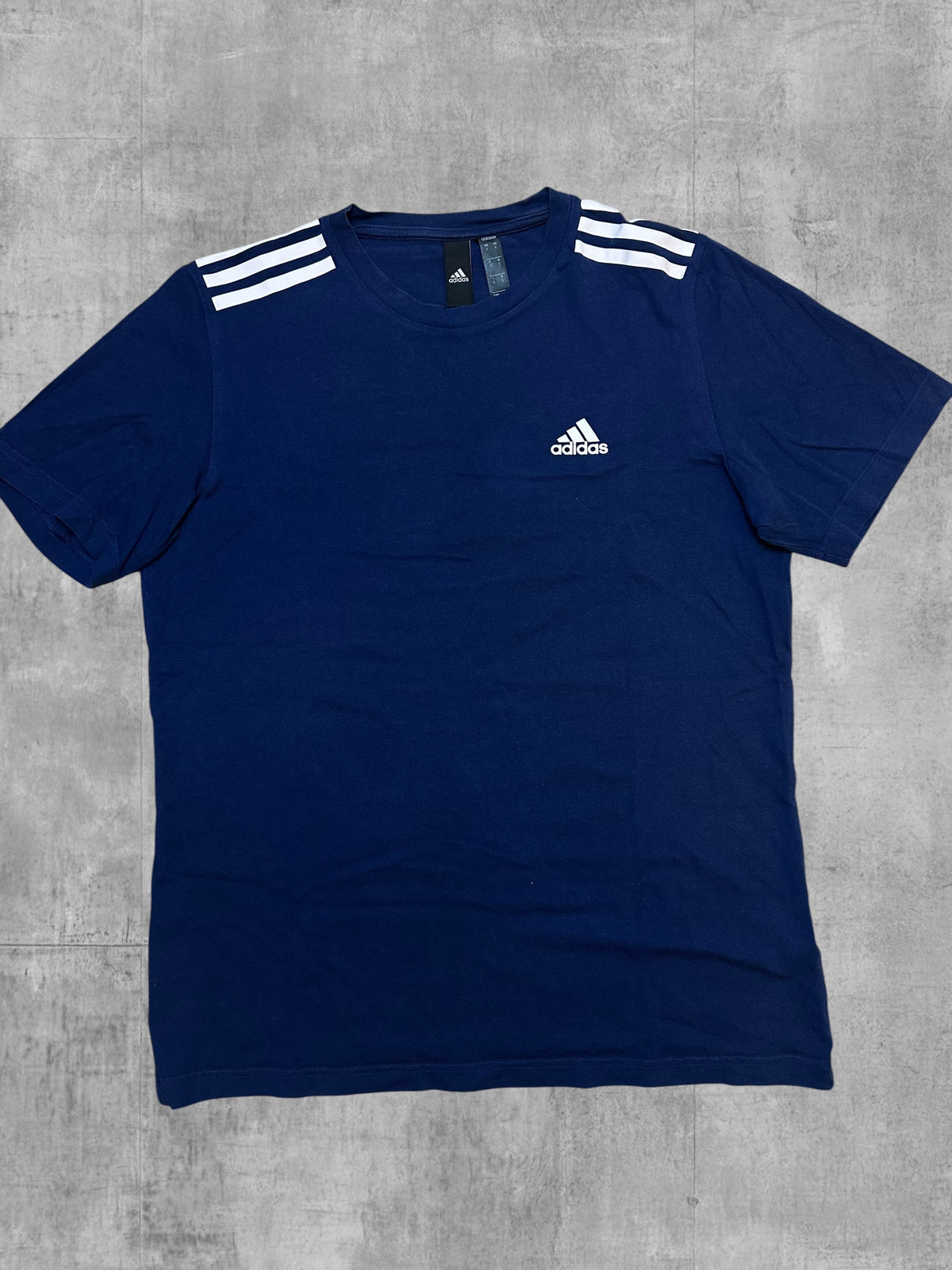 Adidas T-shirt Navy Blau Weiß S