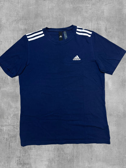 Adidas T-shirt Navy Blau Weiß S