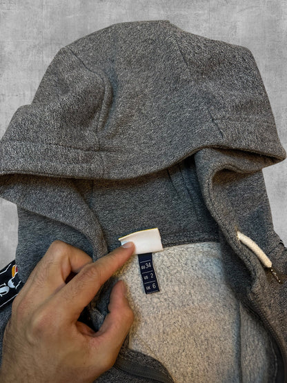 Ellesse Sweatjacke Grau Taped Frauengröße XS