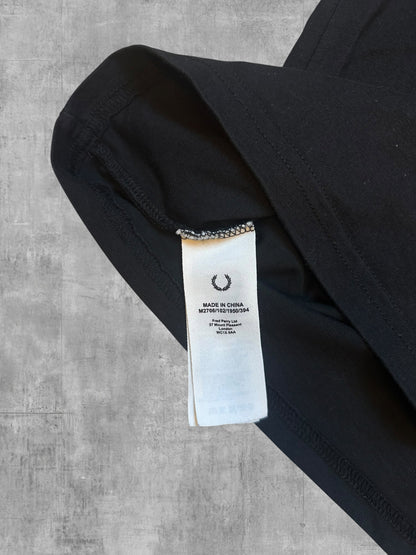 Fred Perry T shirt Tee Schwarz Weiß S