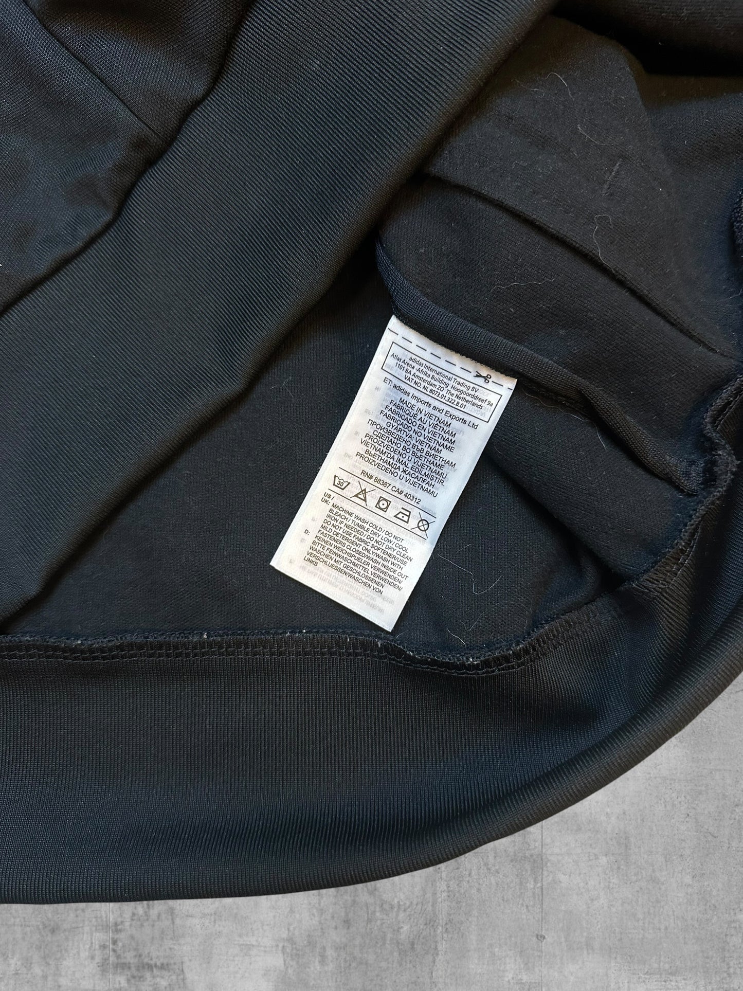 Adidas Firebird Trainingsjacke Schwarz Weiß M