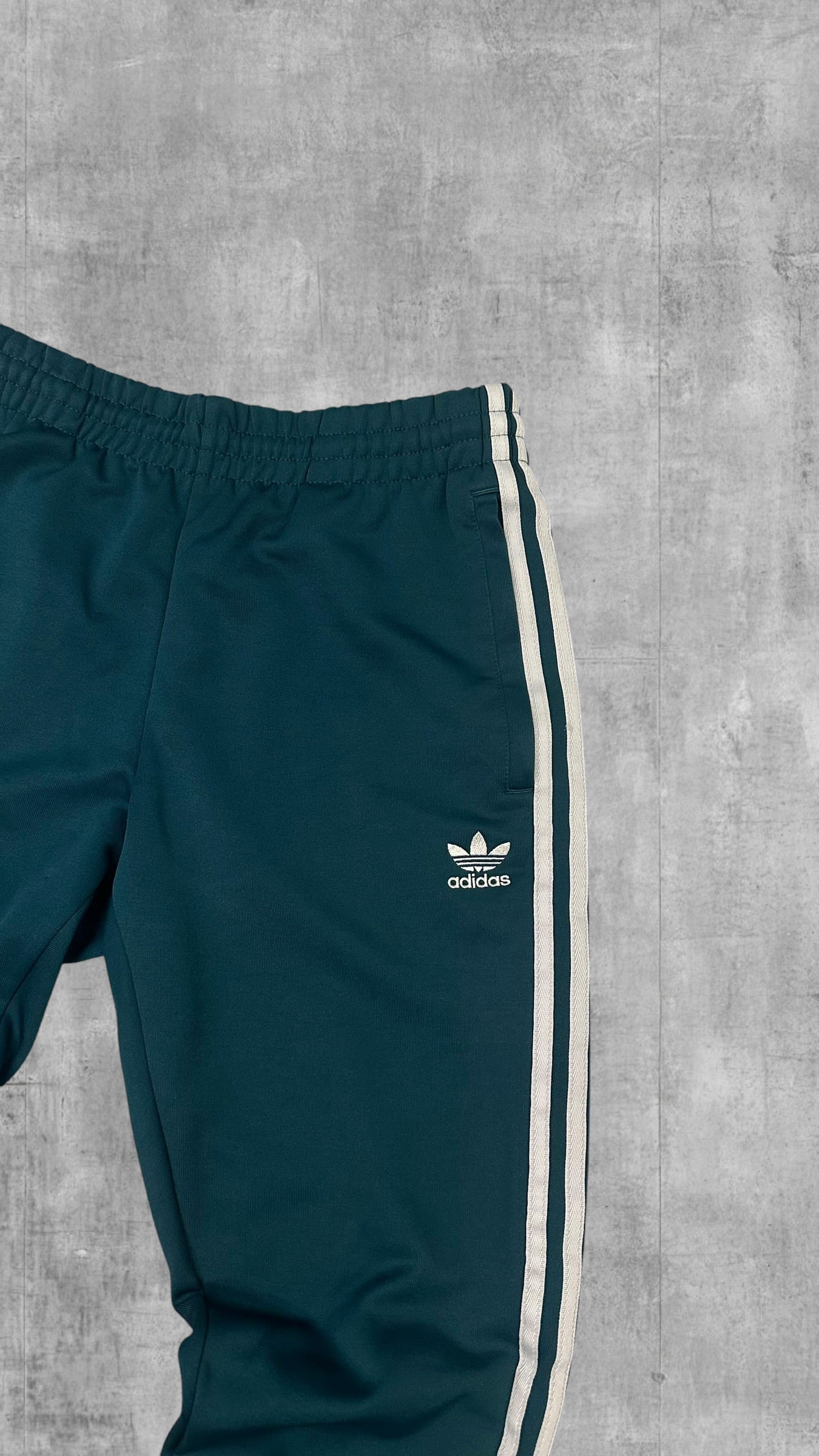 Adidas Trainingshose Jogginghose Türkis Weiß M