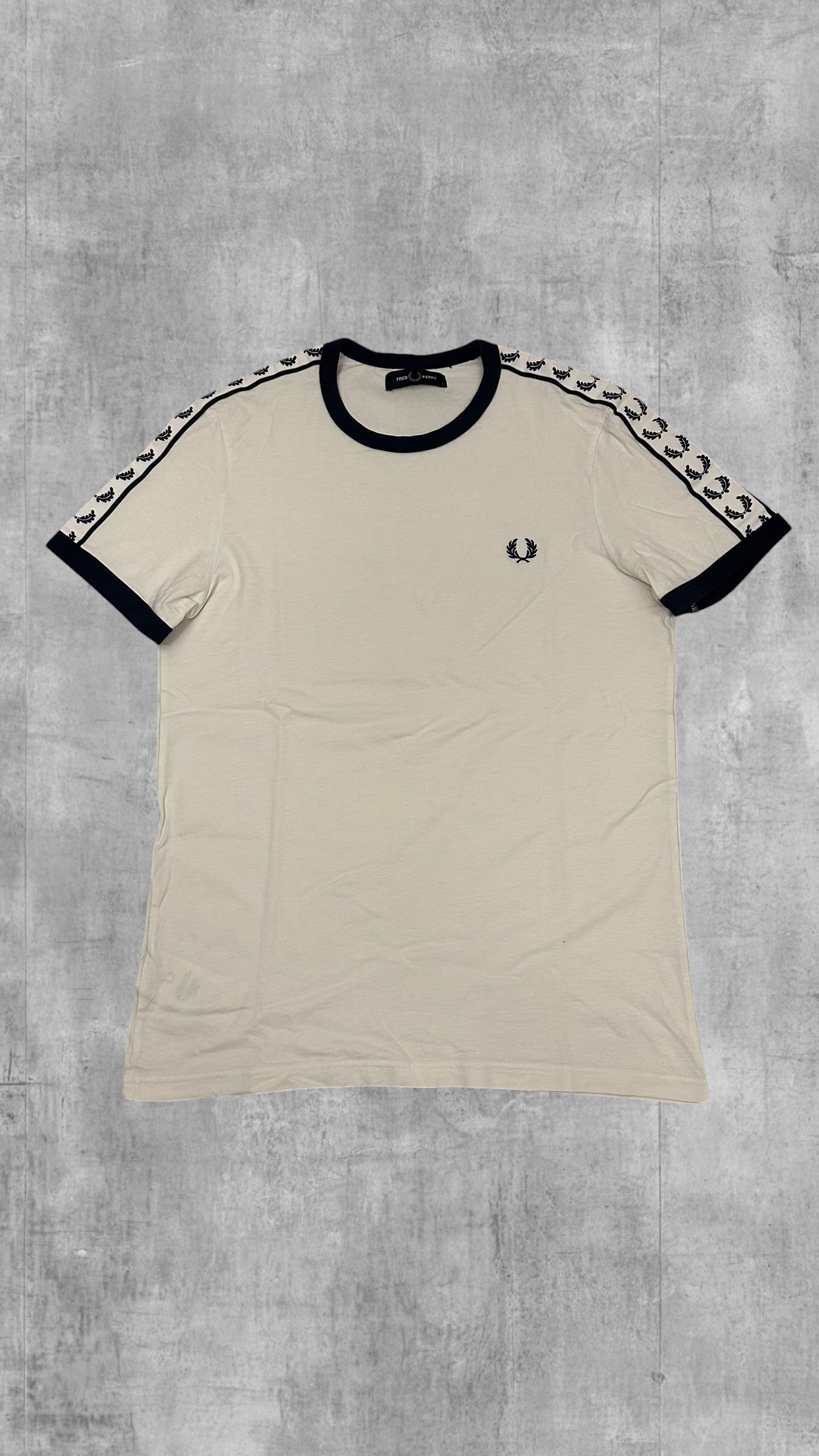Fred Perry T-shirt Taped Weiß S