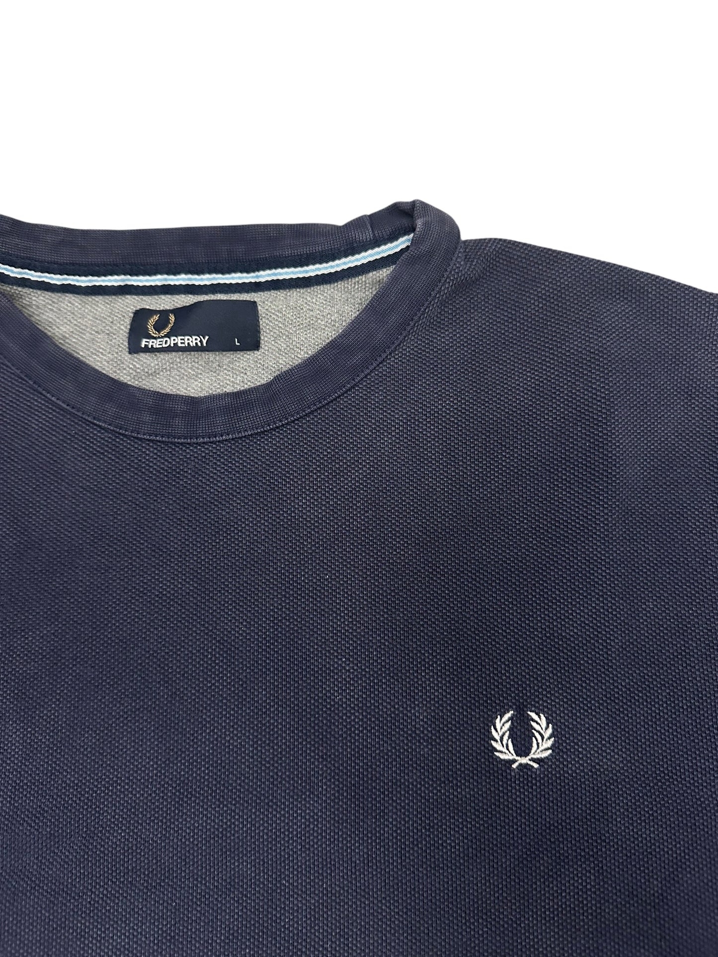 Fred Perry Sweatshirt Navy Blau L