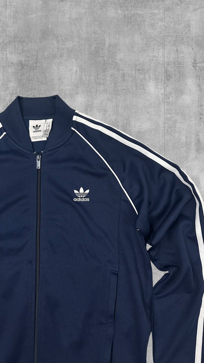Adidas Firebird Trainingsjacke Navy Blau Weiß M