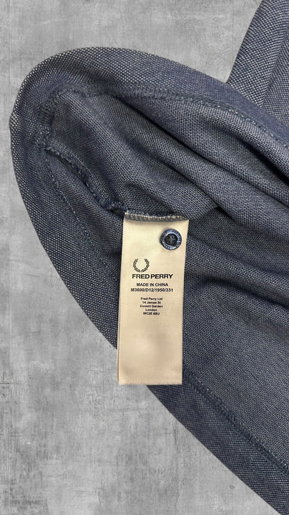 Fred Perry Polo Shirt Türkis Schwarz S