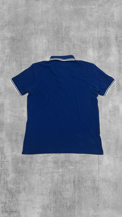 Fred Perry Polo Shirt Blau Weiß S