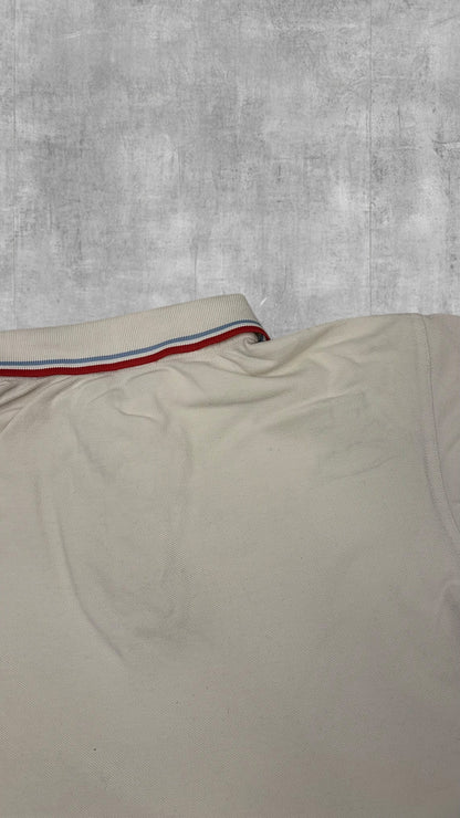 Fred Perry Polo Shirt Creme Weiß S