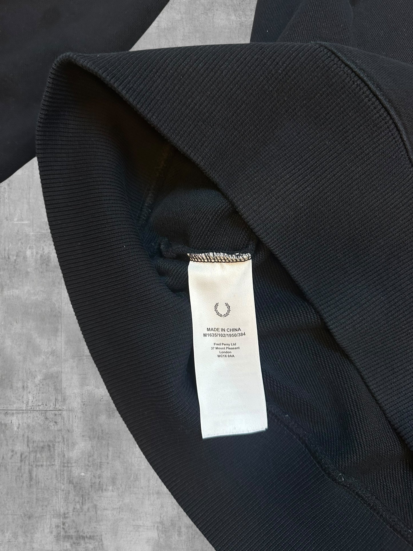 Fred Perry Sweatshirt Schwarz  XL