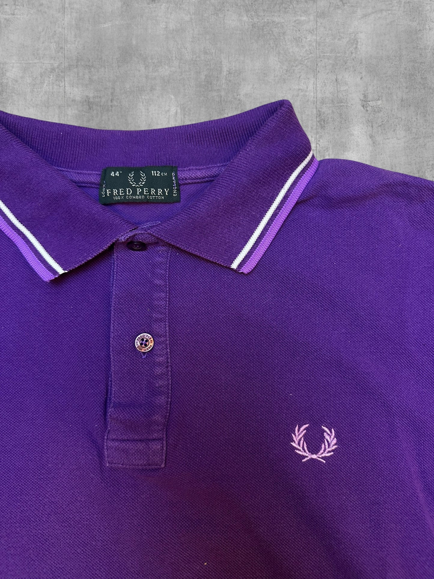 Fred Perry Polo Shirt Lila L
