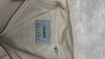 Lyle & Scott Half Zip Pullover Weiß Frauengröße S