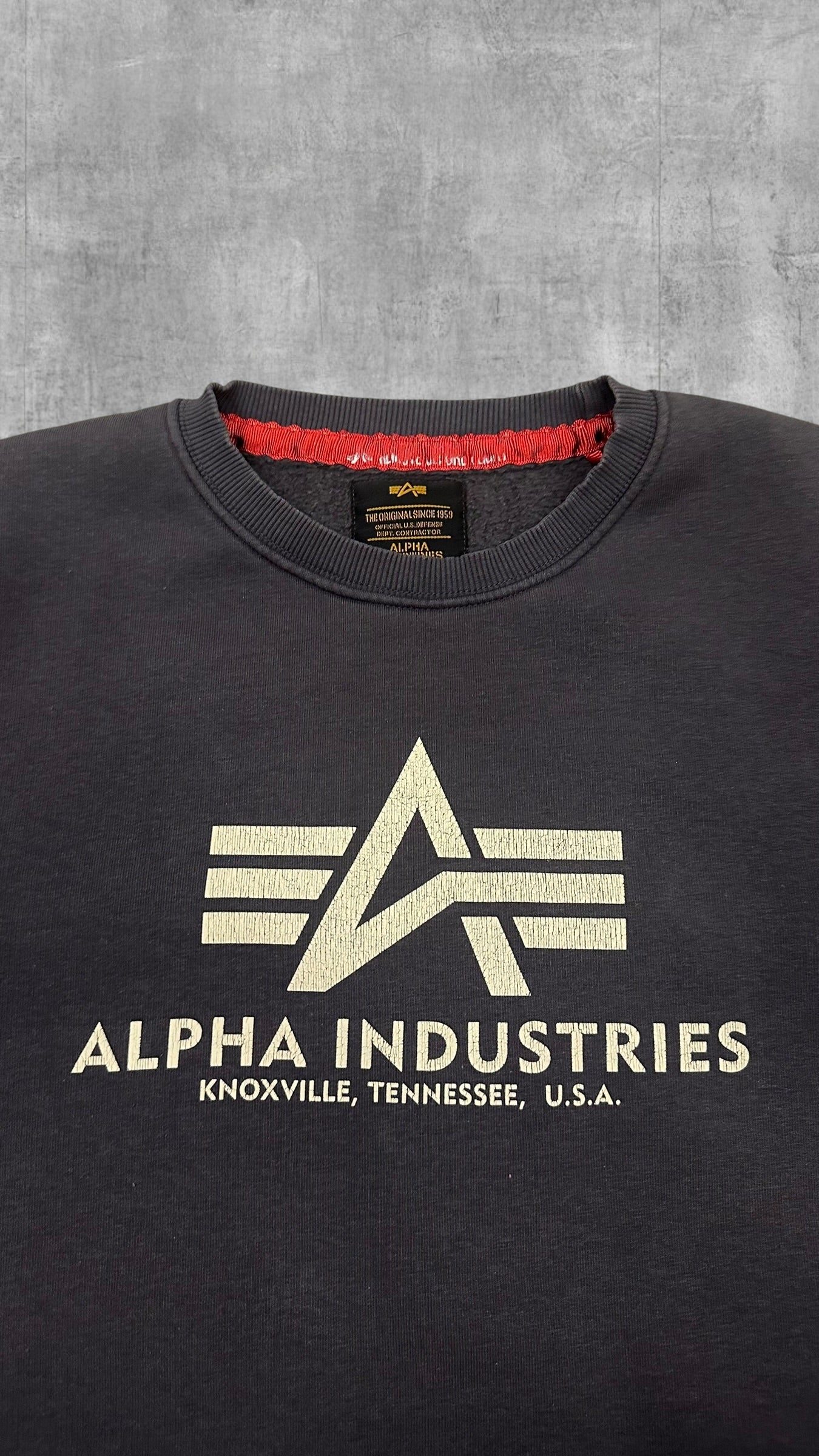 Alpha Industries Sweatshirt Grau M