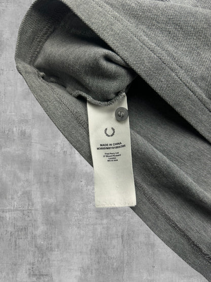 Fred Perry Polo Shirt Hellgrau Türkis Weiß 3XL