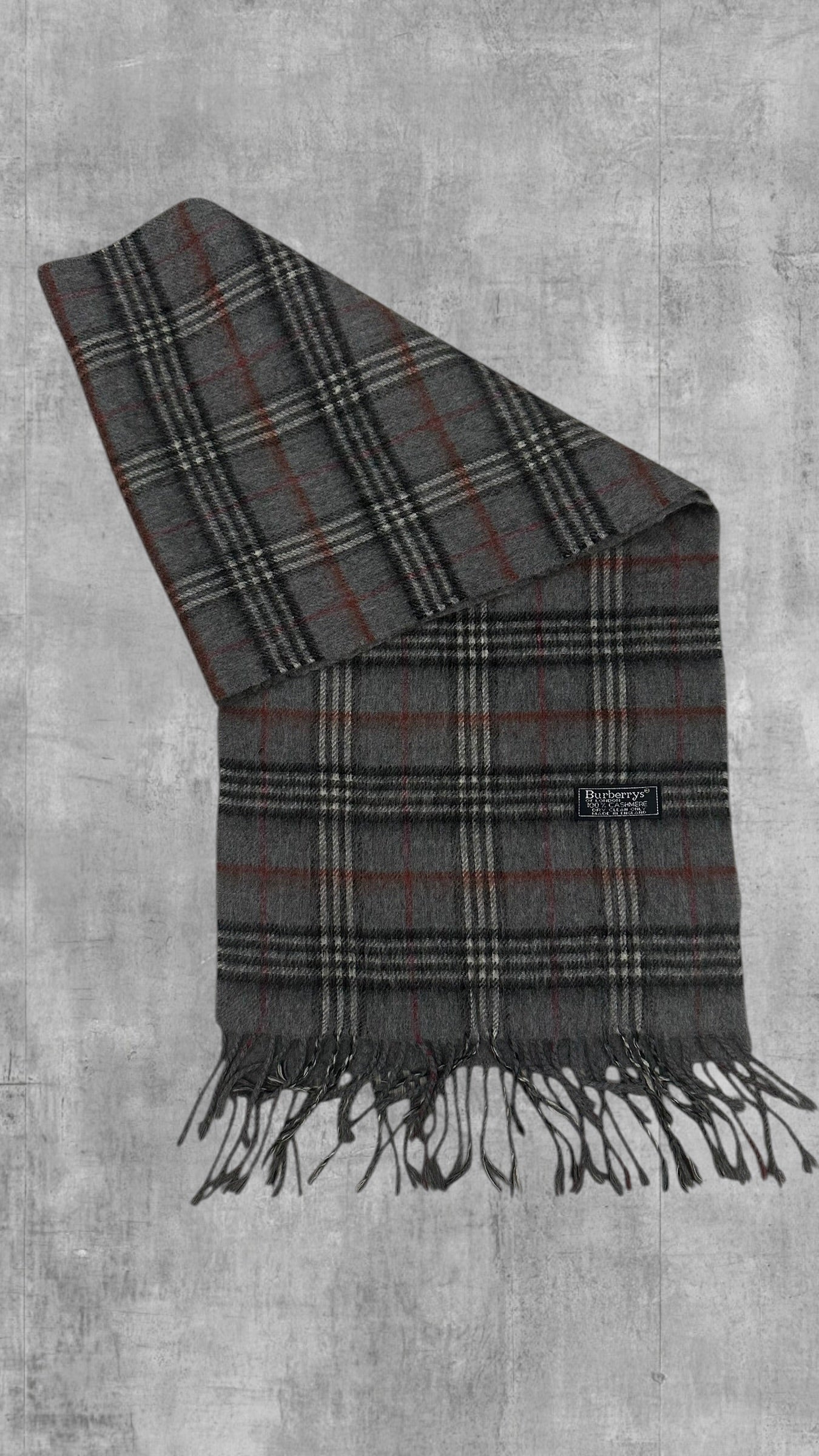 Burberry Schal Grau