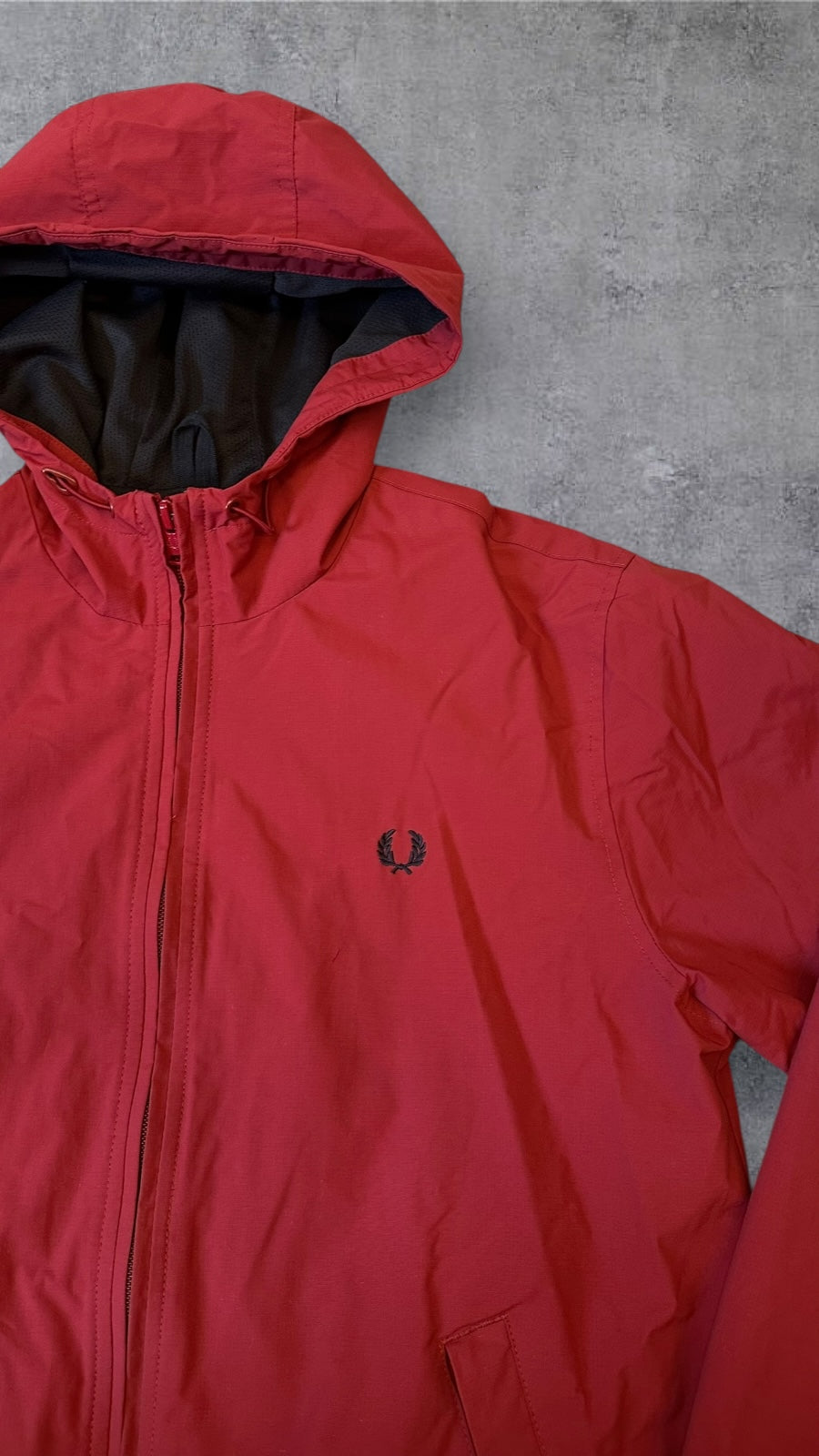 Fred Perry Regenjacke Weinrot Bordeaux S