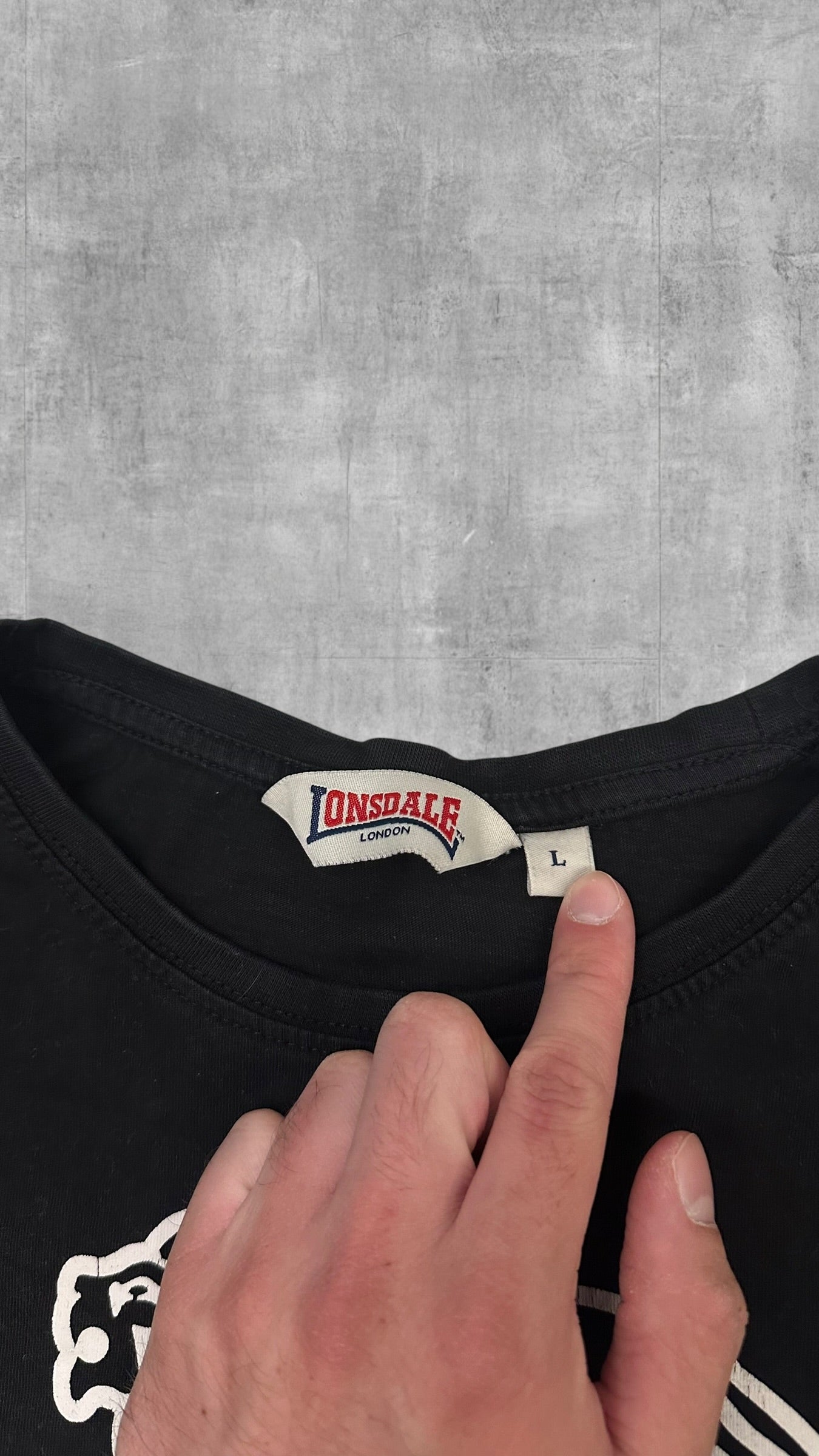 Lonsdale London T-Shirt Schwarz L