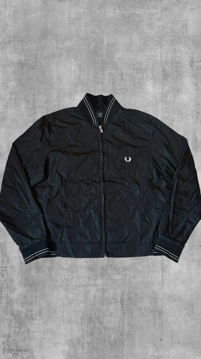 Fred Perry Windbreaker Regenjacke Schwarz M