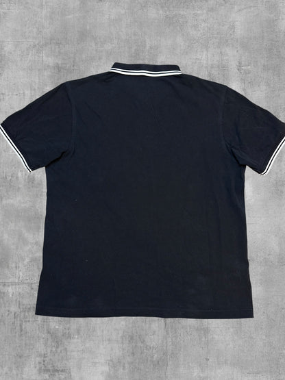 Fred Perry Polo Shirt Schwarz L - XL Slim Fit