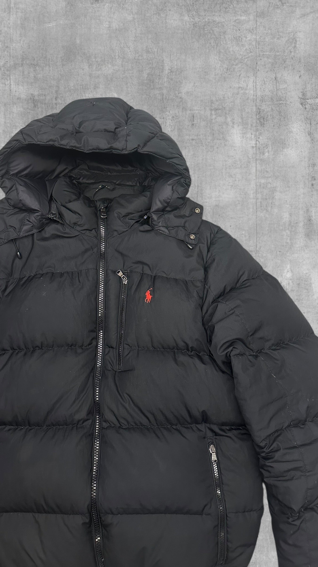 Polo Ralph Lauren Pufferjacke Winterjacke Daunenjacke Schwarz L
