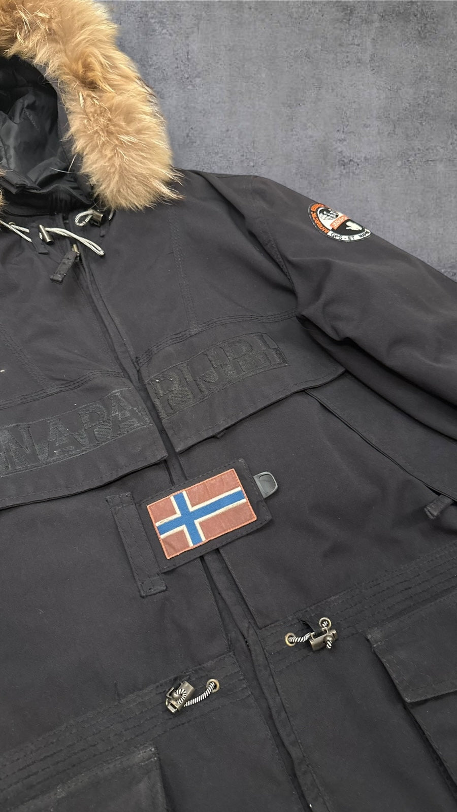 Napapirji Parka Winterjacke Schwarz XL