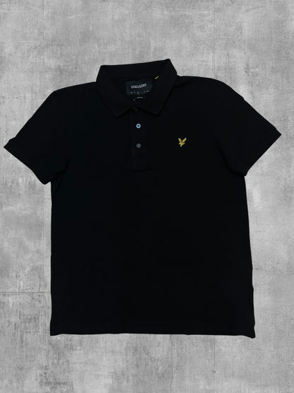 Lyle & Scott Polo Shirt Schwarz M Slim Fit