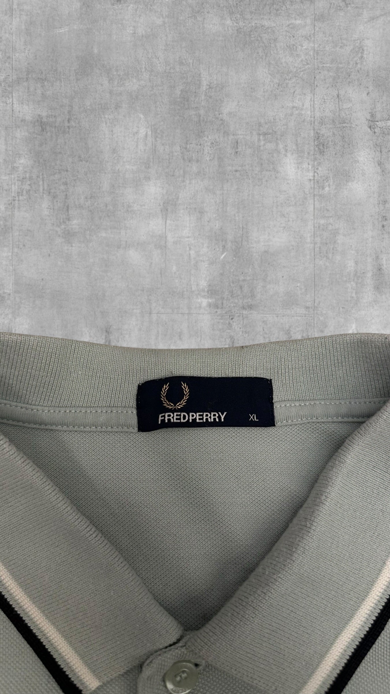Fred Perry Polo Shirt Türkis Schwarz XL