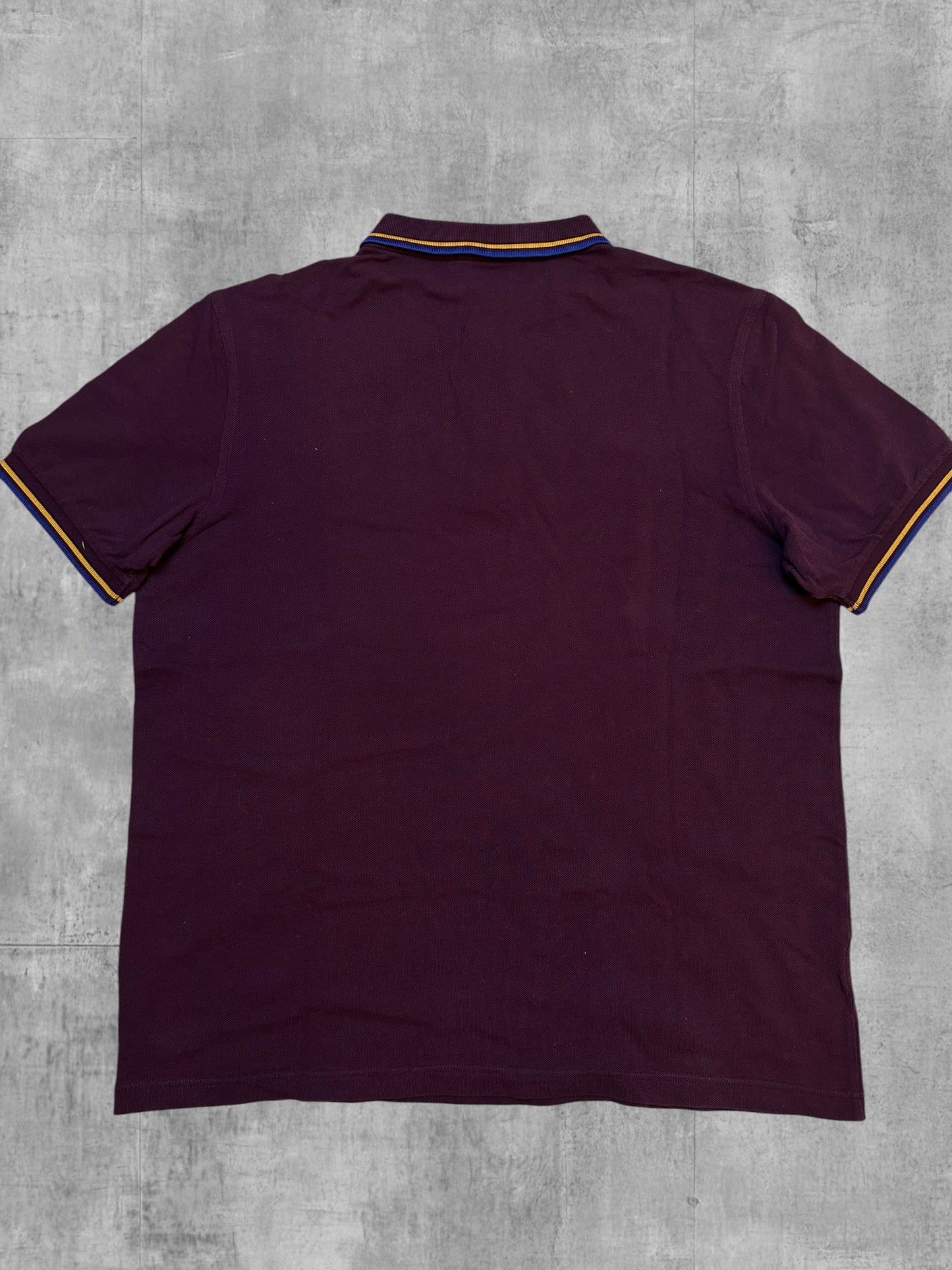 Fred Perry Polo Shirt Weinrot XL