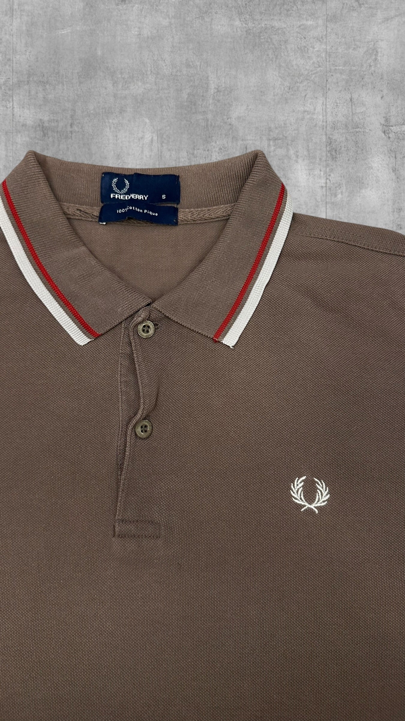 Fred Perry Polo Shirt Braun S