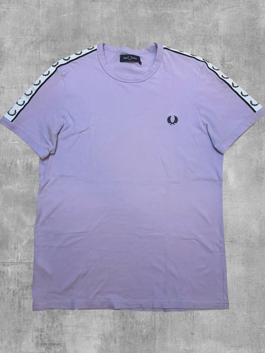 Fred Perry Taped T-Shirt Lilac M