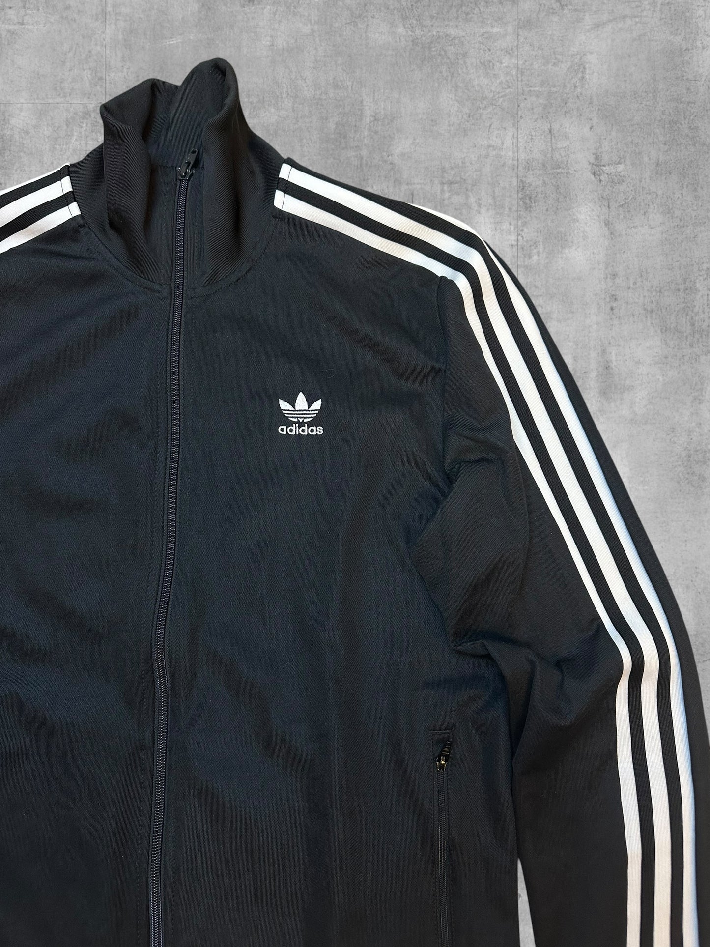 Adidas Firebird Trainingsjacke Schwarz Weiß M