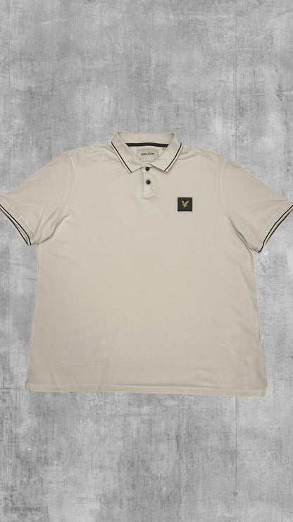 Lyle & Scott Polo Shirt Weiß Schwarz XL
