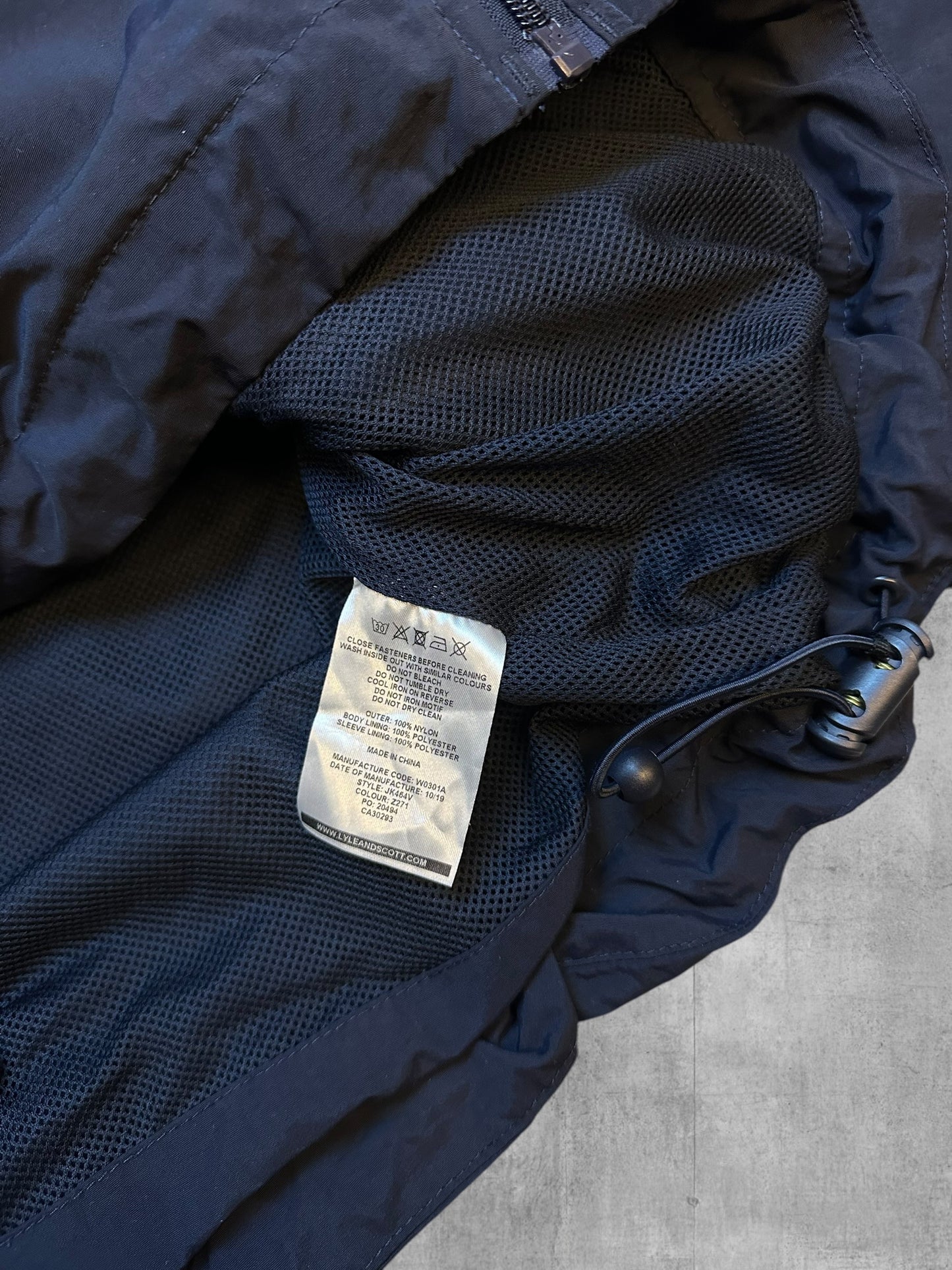 Lyle & Scott Regenjacke Windbreaker Navy Blau L