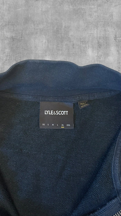 Lyle & Scott Half Zip Pullover Schwarz XL