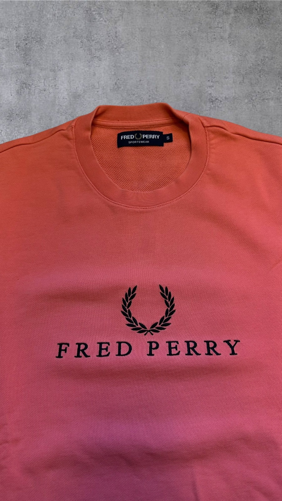 Fred Perry Sweatshirt Hellrot S