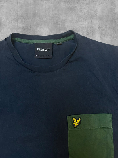 Lyle & Scott T-shirt Navy Blau S