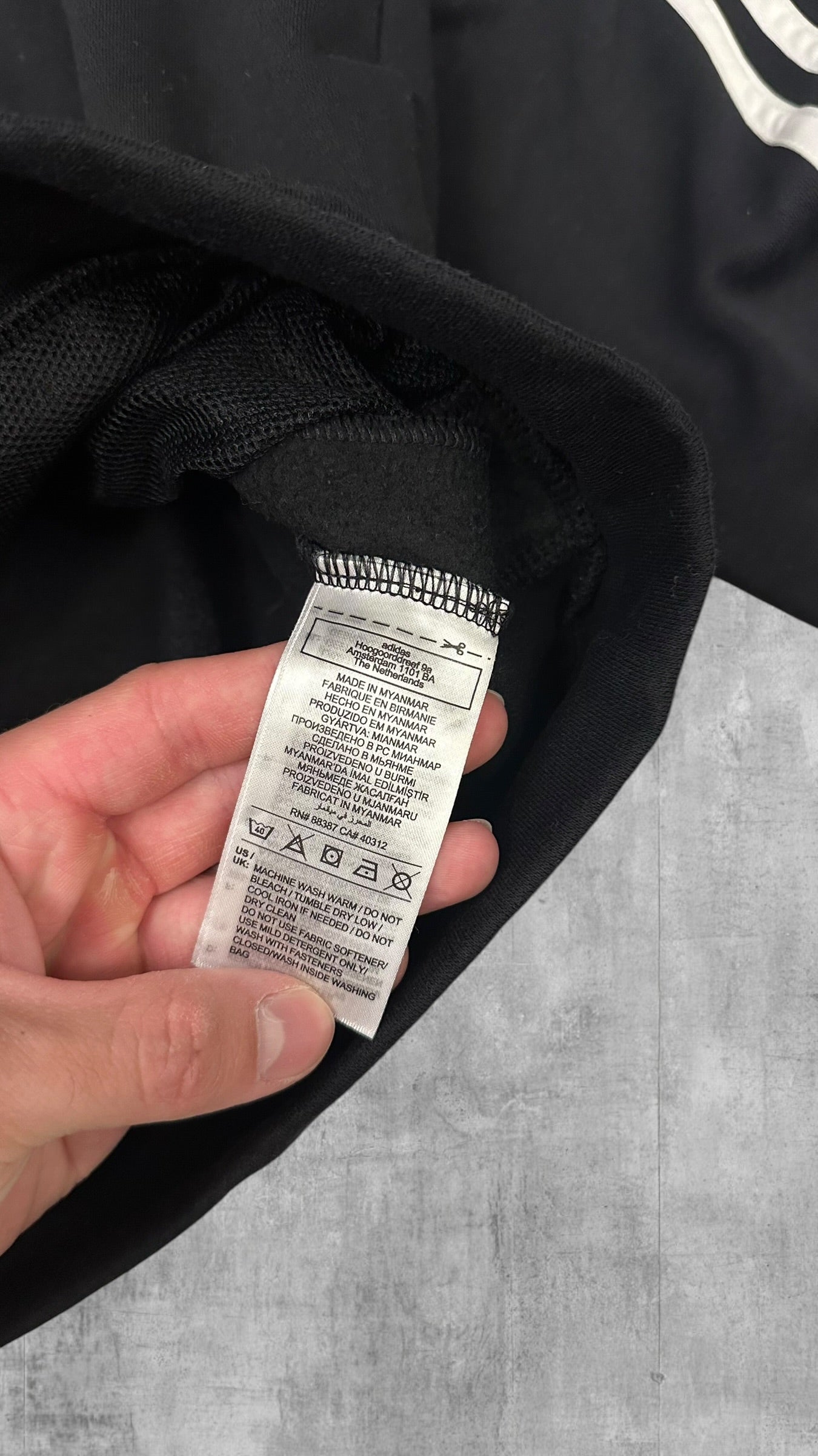 Adidas Trainingsjacke Schwarz Weiß S