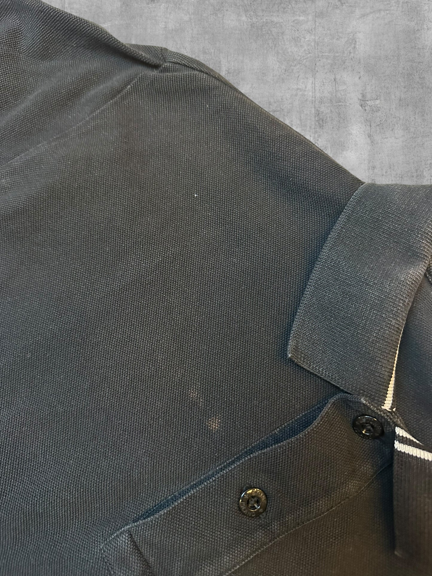 Stone Island Polo Shirt Schwarz L