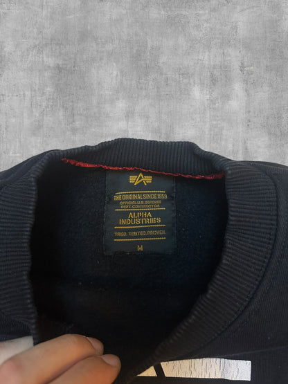 Alpha Industries Sweatshirt Schwarz M