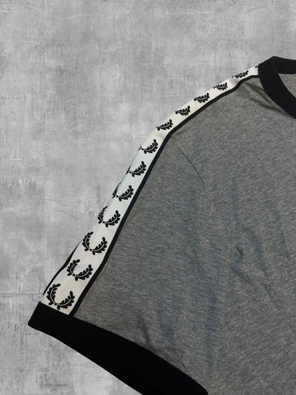 Fred Perry T-shirt taped Grau L