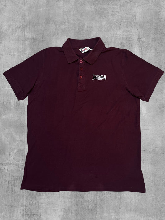 Lonsdale London Polo Bordeaux L