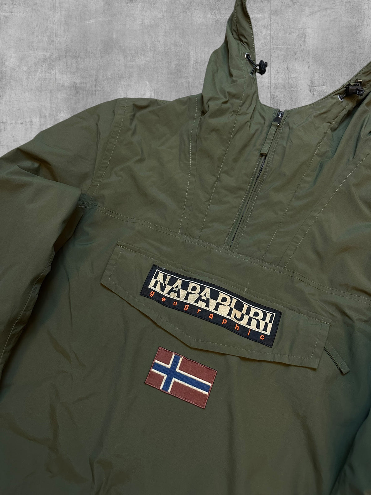 Napapijri Jacke Windbreaker gefüttert Khaki XL