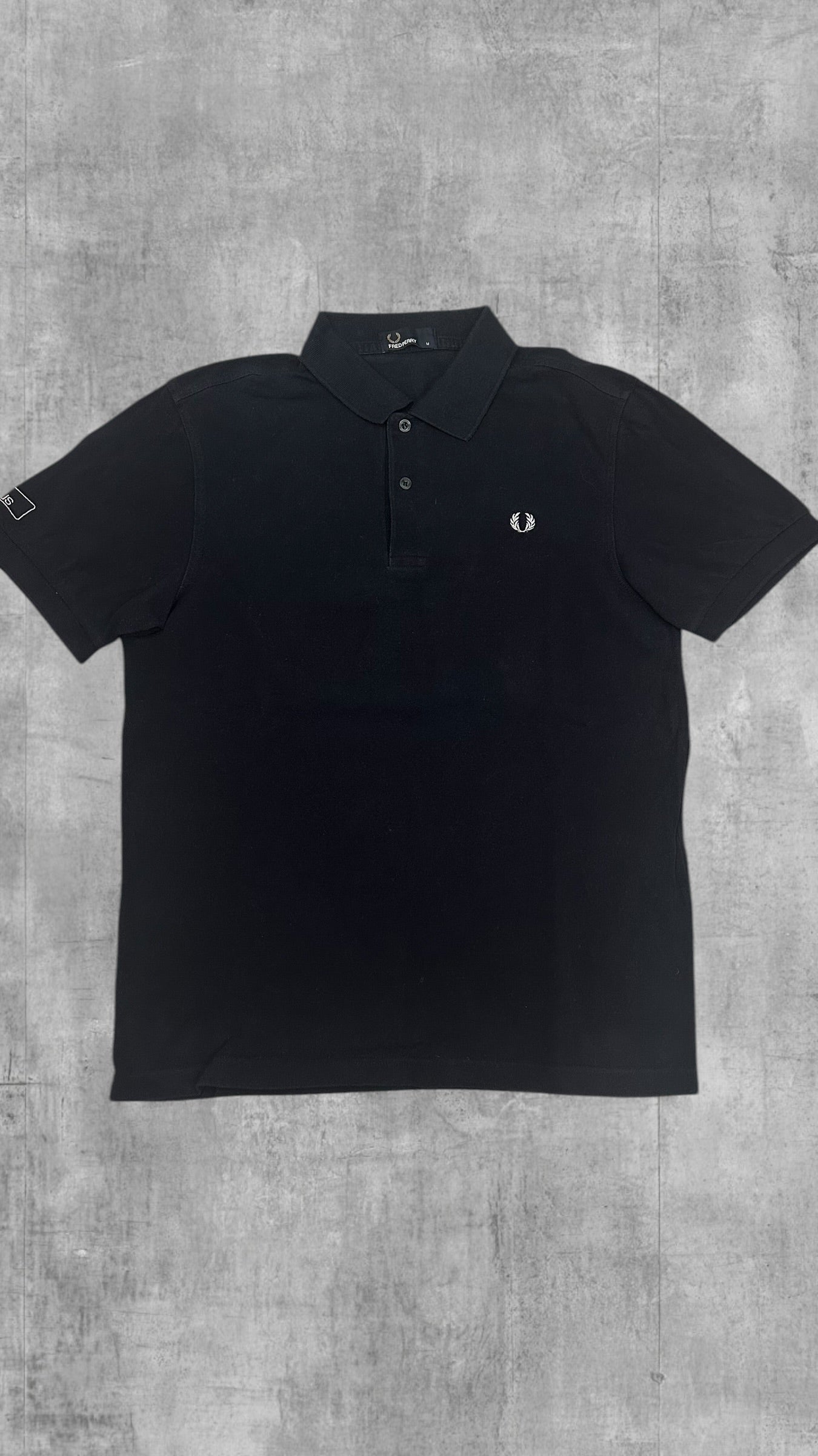 Fred Perry Polo Shirt Schwarz M