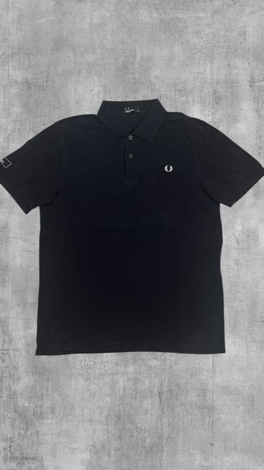 Fred Perry Polo Shirt Schwarz M