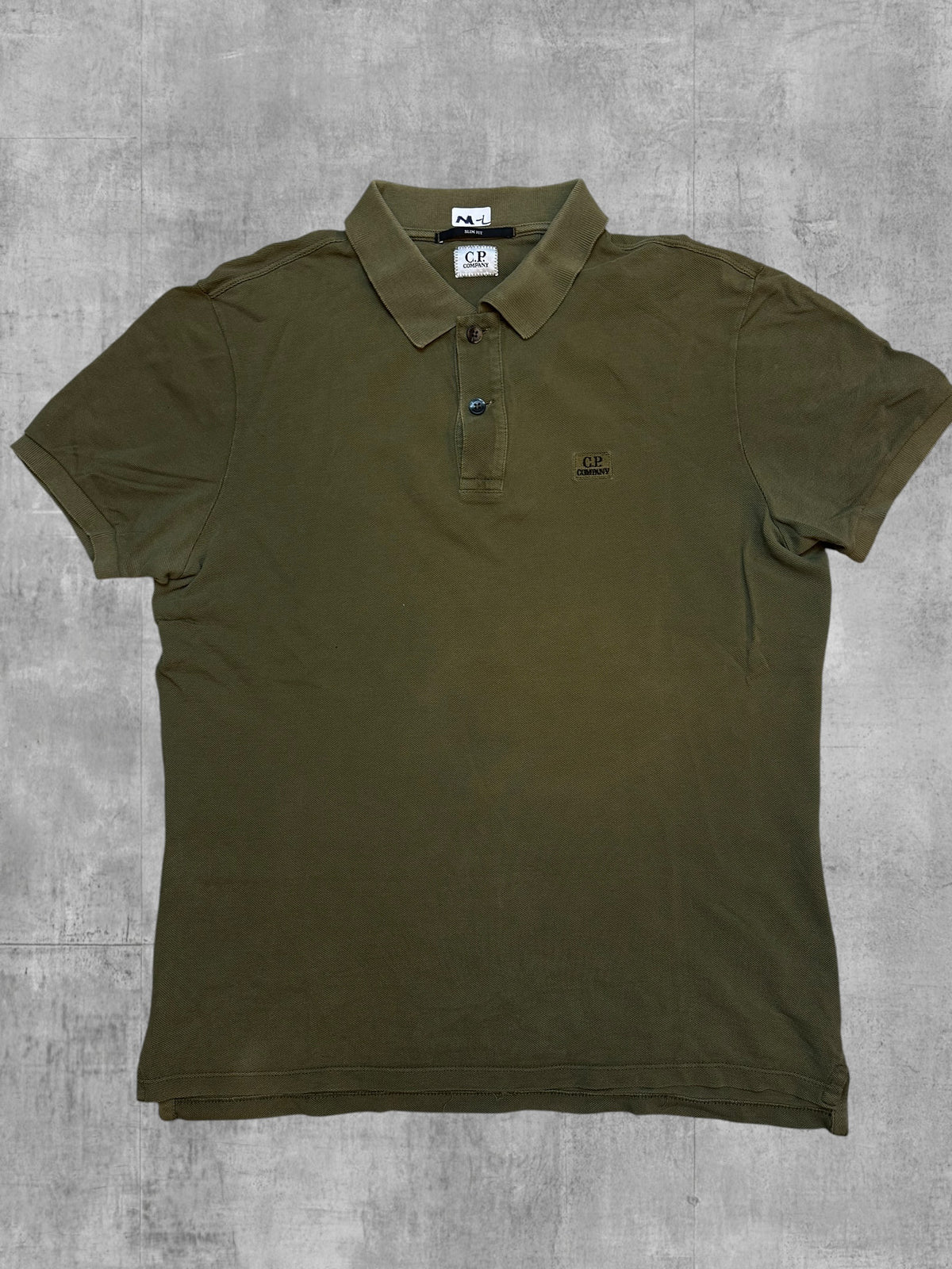 C.P. Company Polo Shirt Khaki M-L