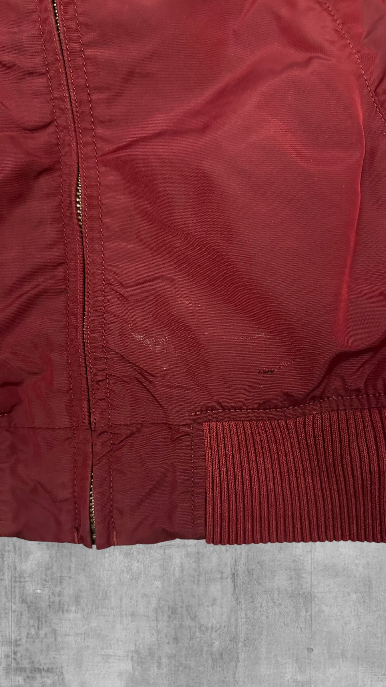 Alpha Industries Bomberjacke Weinrot S