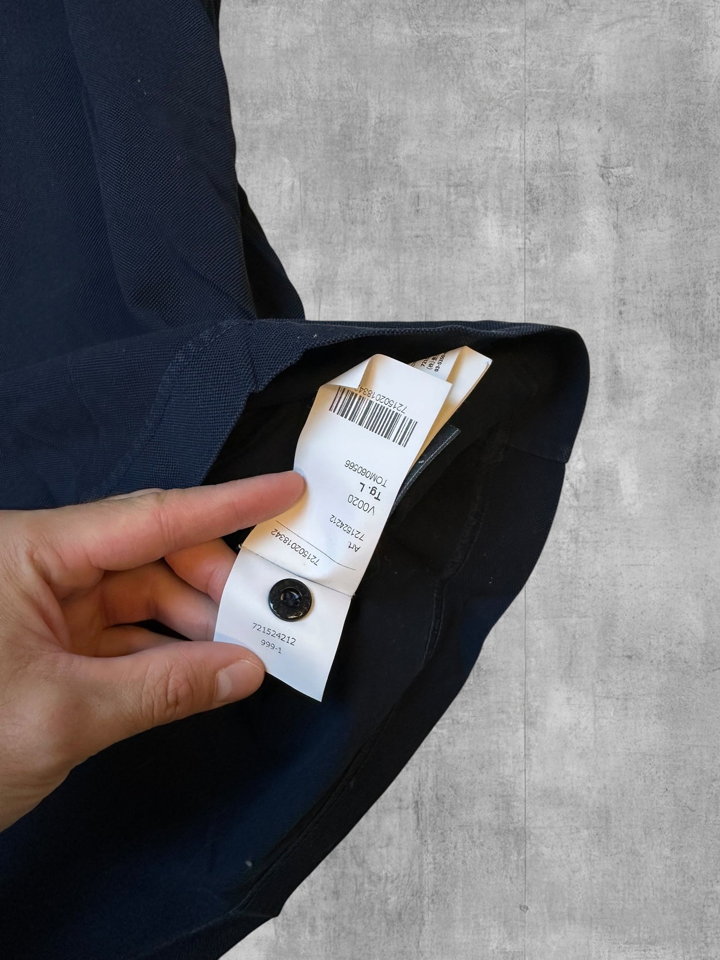 Stone Island Polo Shirt Schwarzblau L