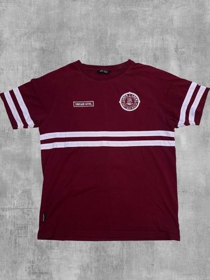Unfair Athletics T-Shirt Weinrot Weiß S